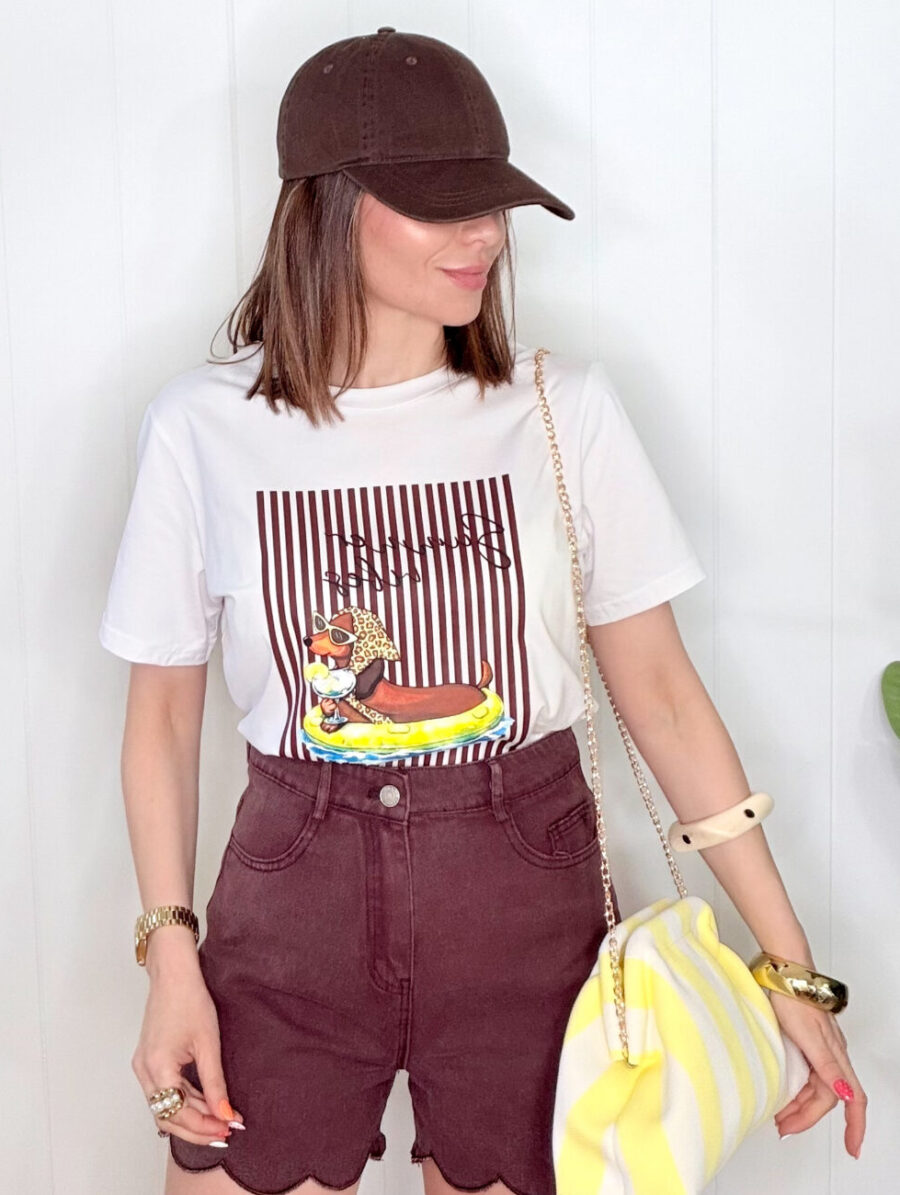 Camiseta SUMMER VIBES Choco