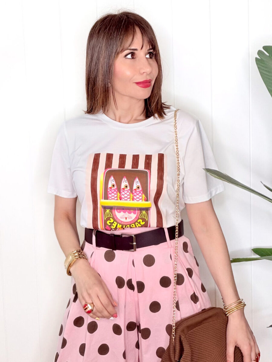 Camiseta SARDINES BEACH Choco