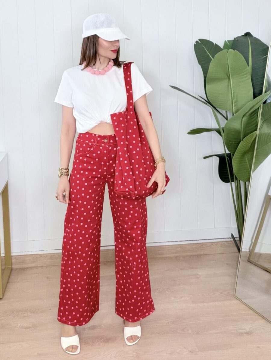 Alternative view of Jeans TOPITA Rojo&Rosa