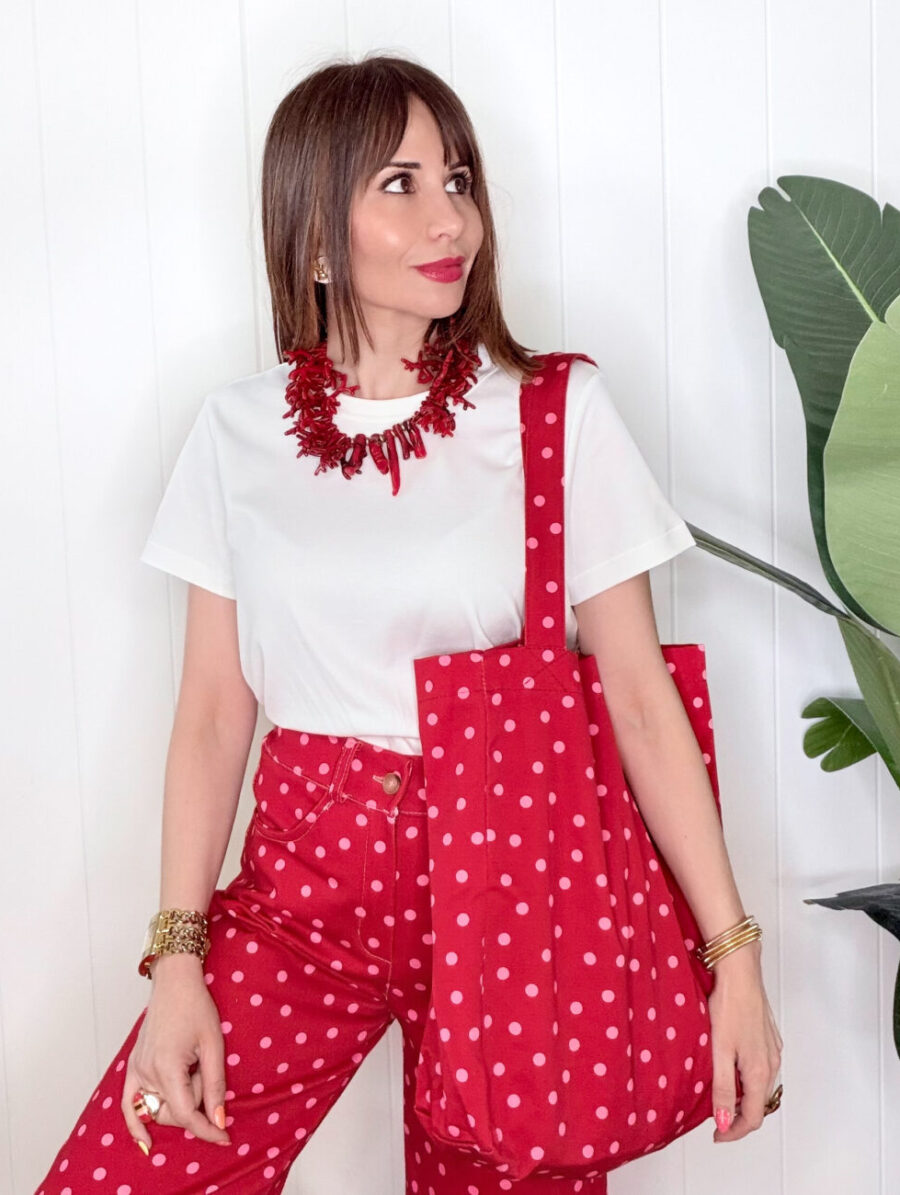 Alternative view of Camiseta BASIC ORAIJE Blanca