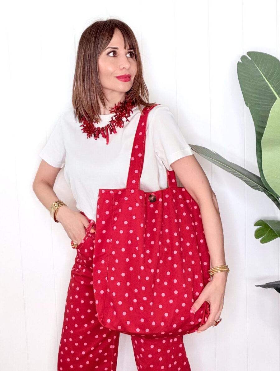 Alternative view of Tote Bag TOPITA Rojo&Rosa