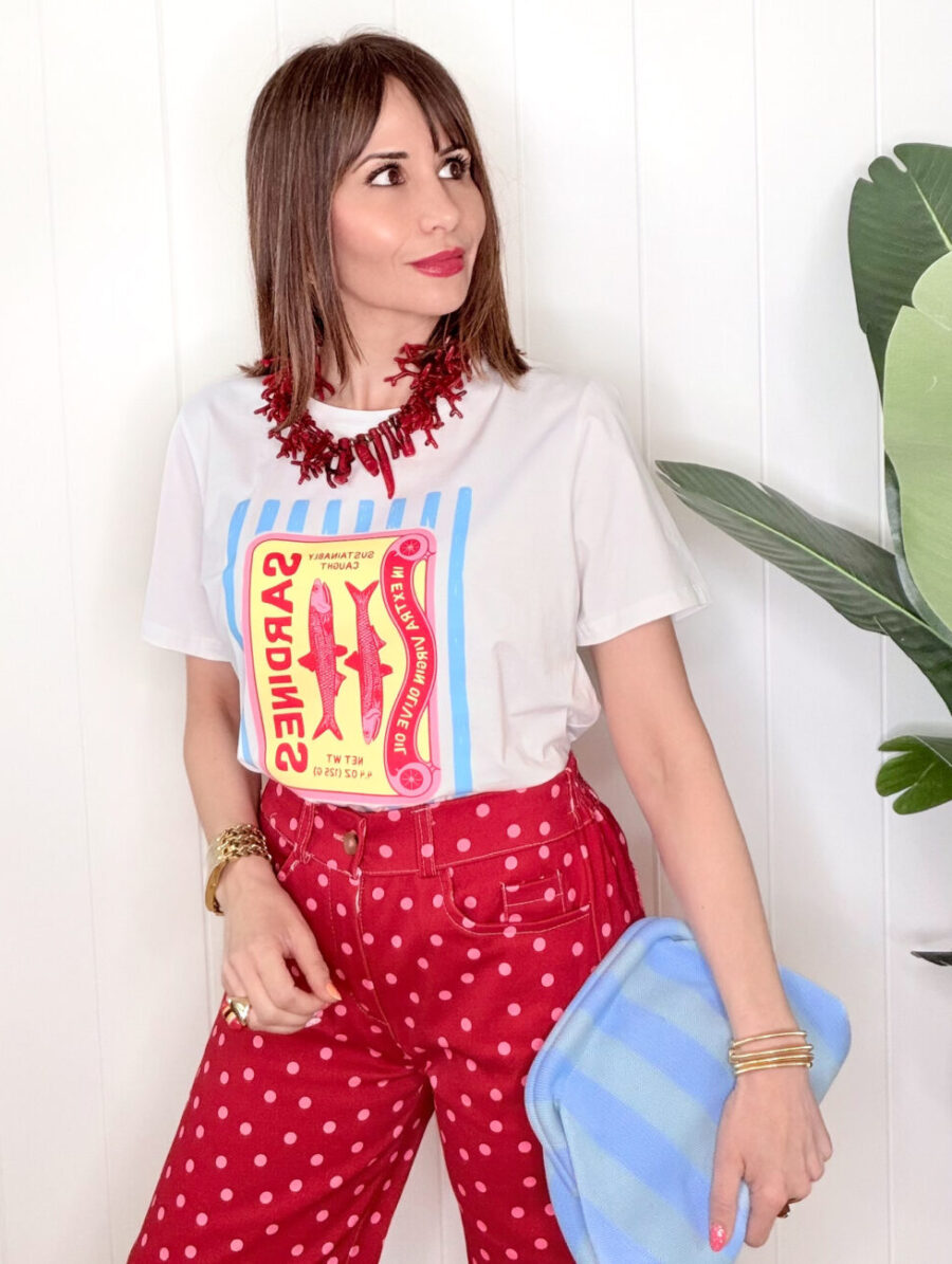 Camiseta SARDINES Azul