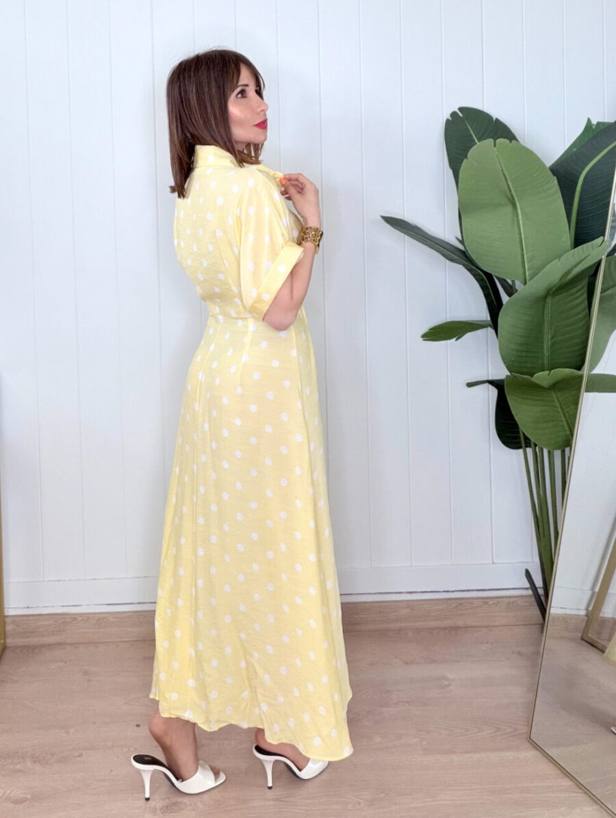 Alternative view of Vestido LUNILLA Amarillo