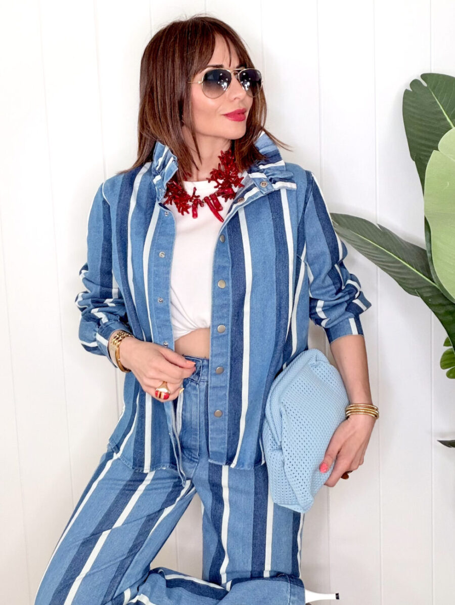 Sobrecamisa ORIANA Raya Azul