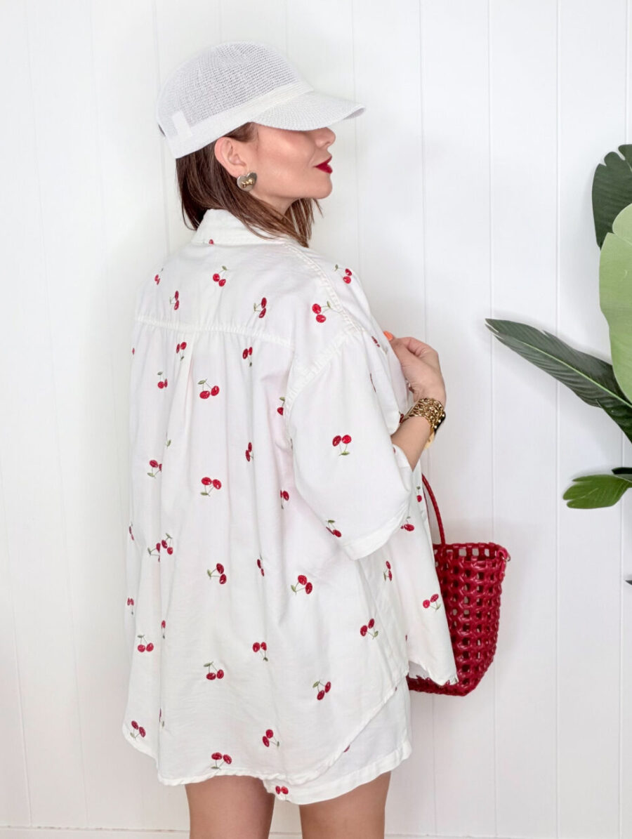 Alternative view of Sobre Camisa CHERRIES Blanco