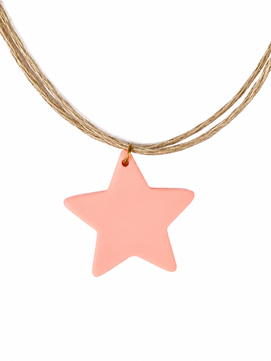 Colgante ESTRELLA Coral
