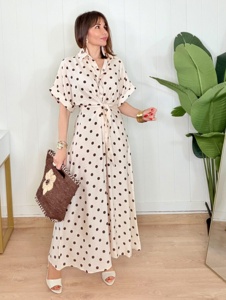 Vestido LUNILLA Beige