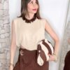 Top Punto de Hilo CIEL Beige