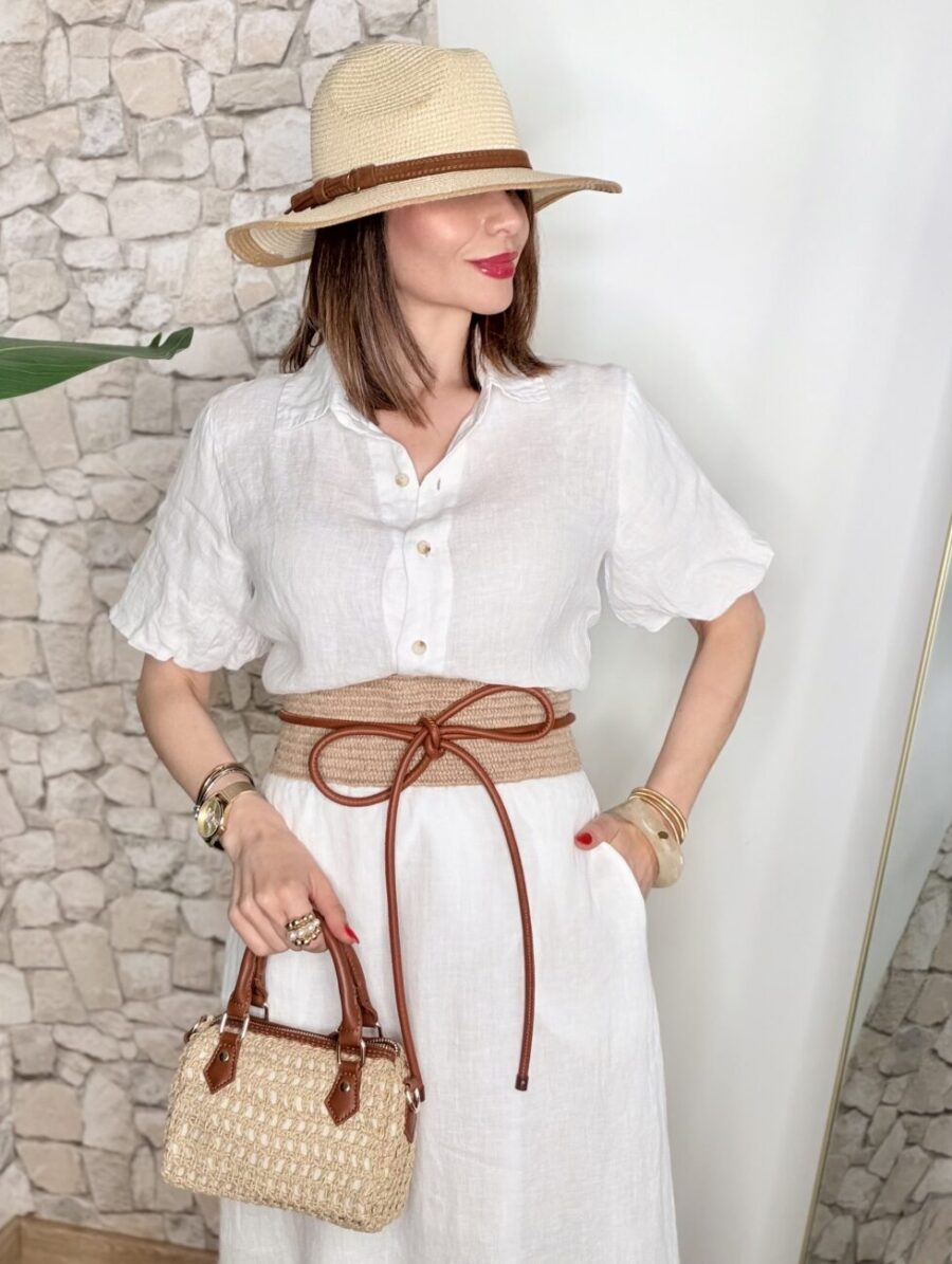 Alternative view of Blusa GLOBE PUROLINO Allo Allo Blanco