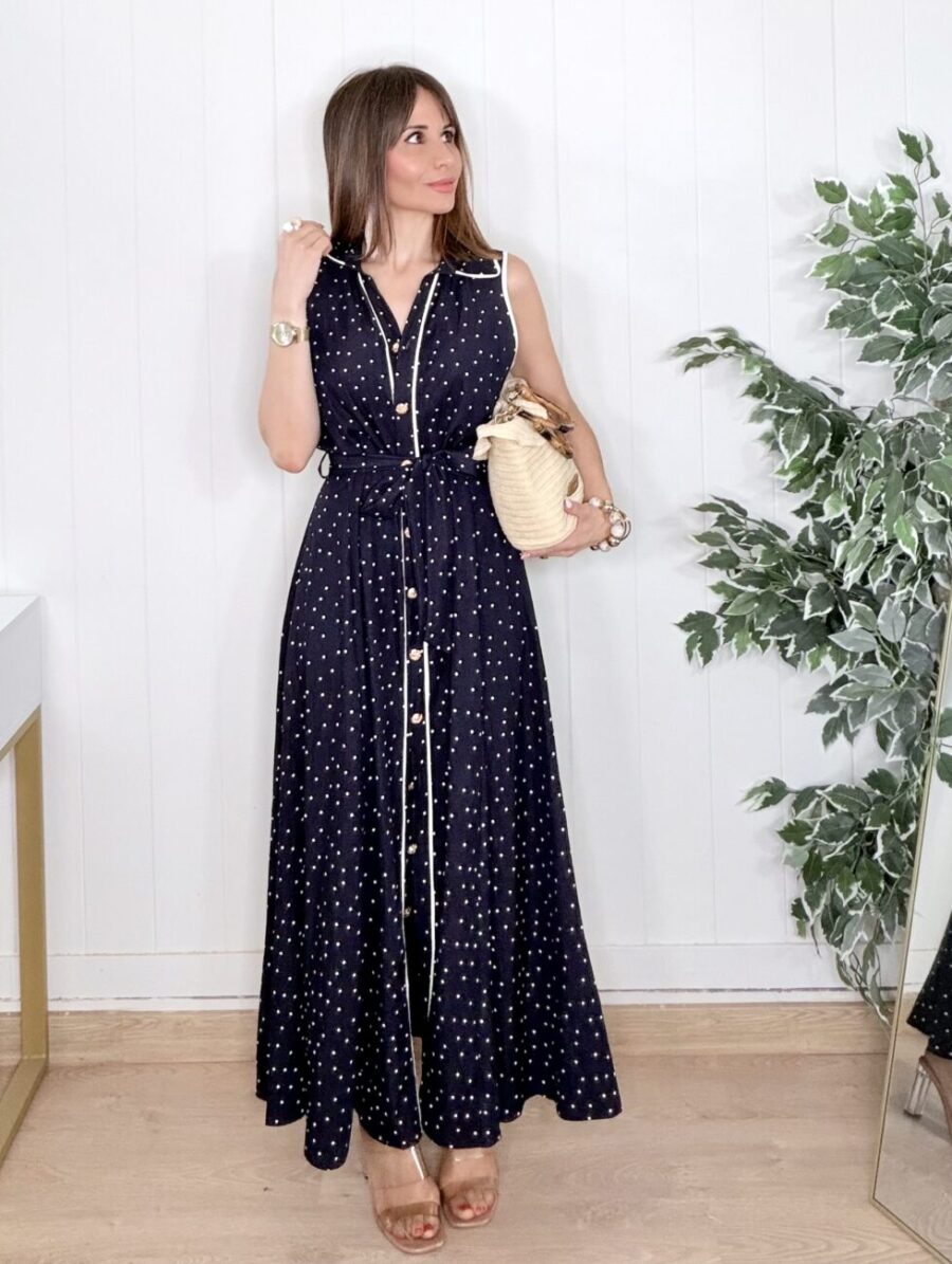 Vestido ABIGAIL Azul Marino