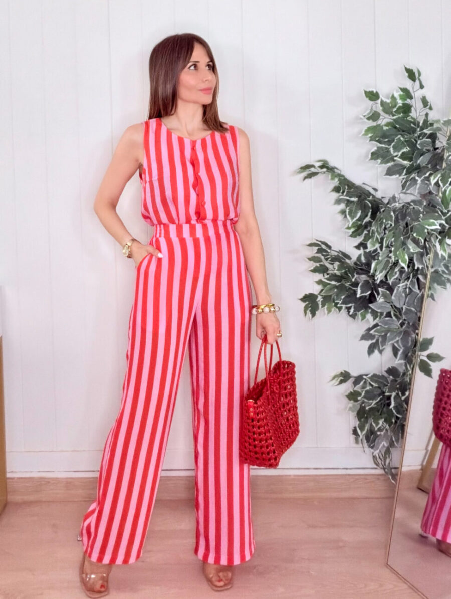 Conjunto NABIA Rojo&Rosa