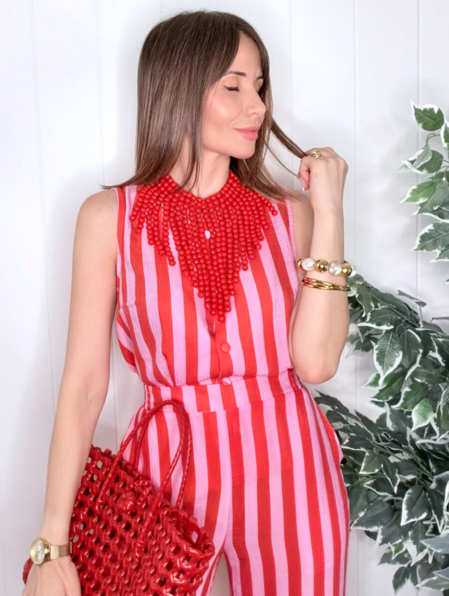 Alternative view of Collar CUENTAS Rojo