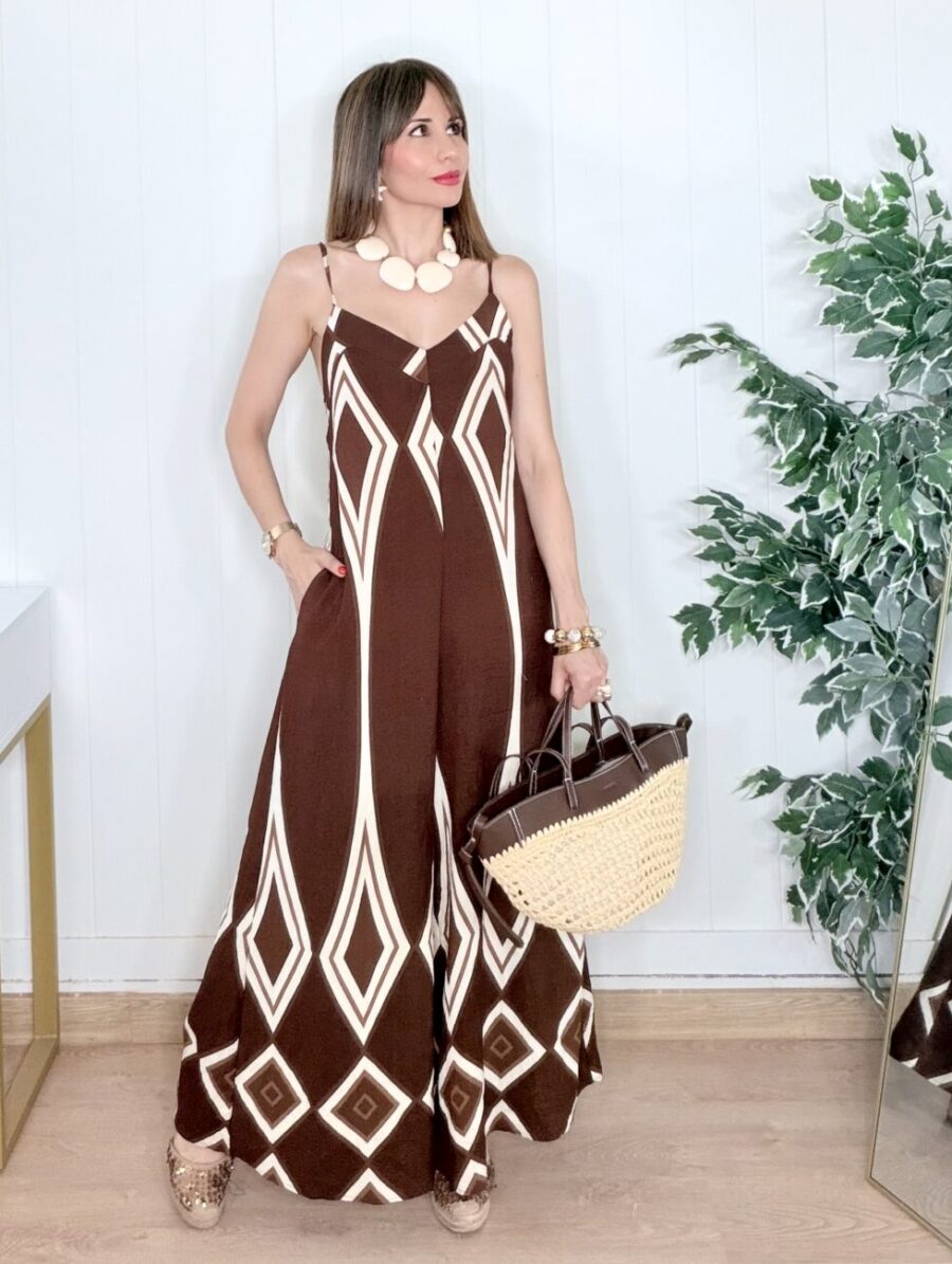 Mono Palazzo GEOMETRIC Choco