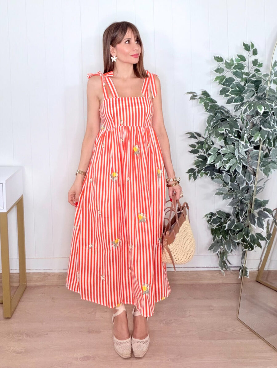 Alternative view of Vestido LIMONE Coral
