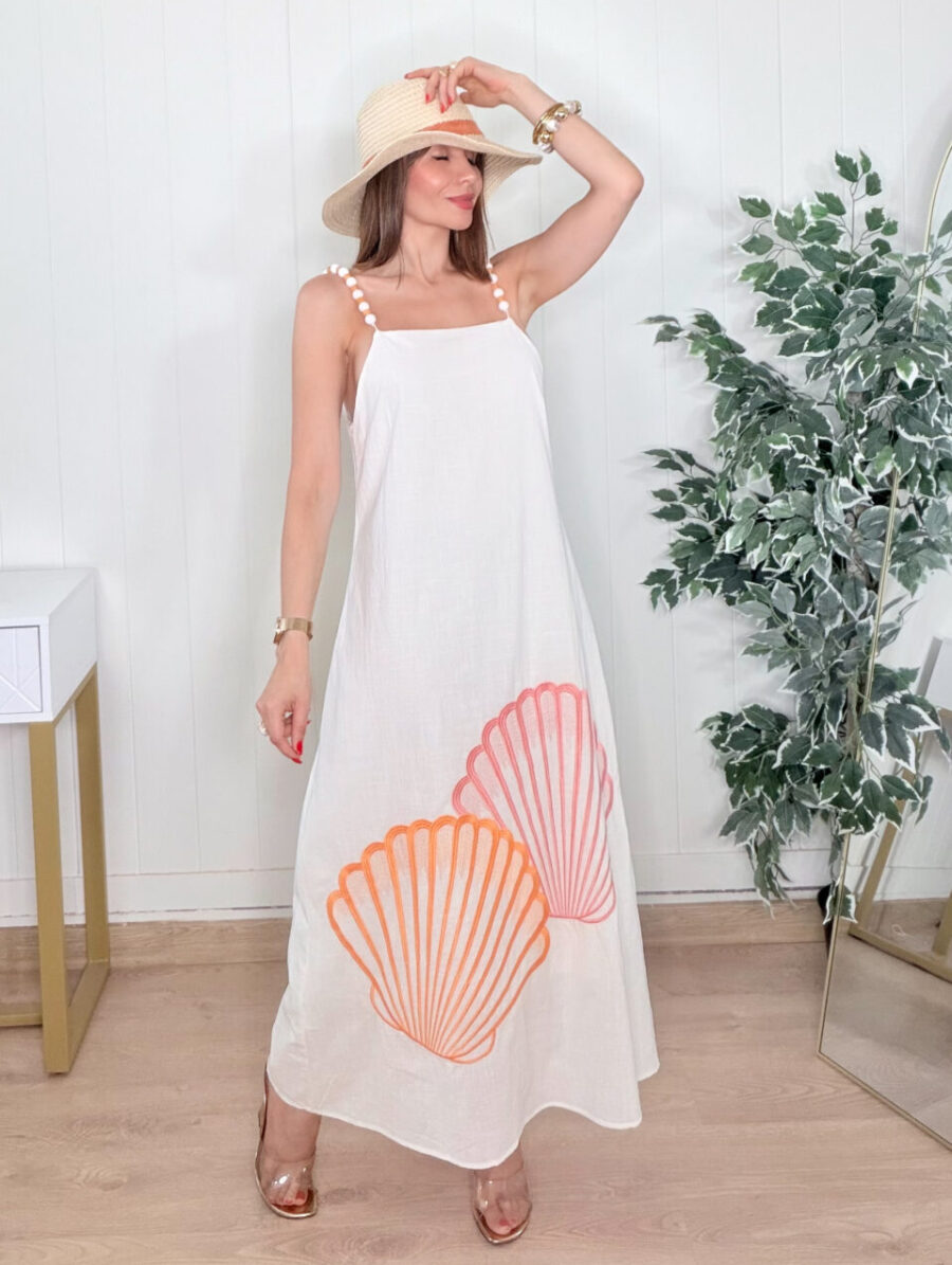 Vestido COSTA RICA Blanco