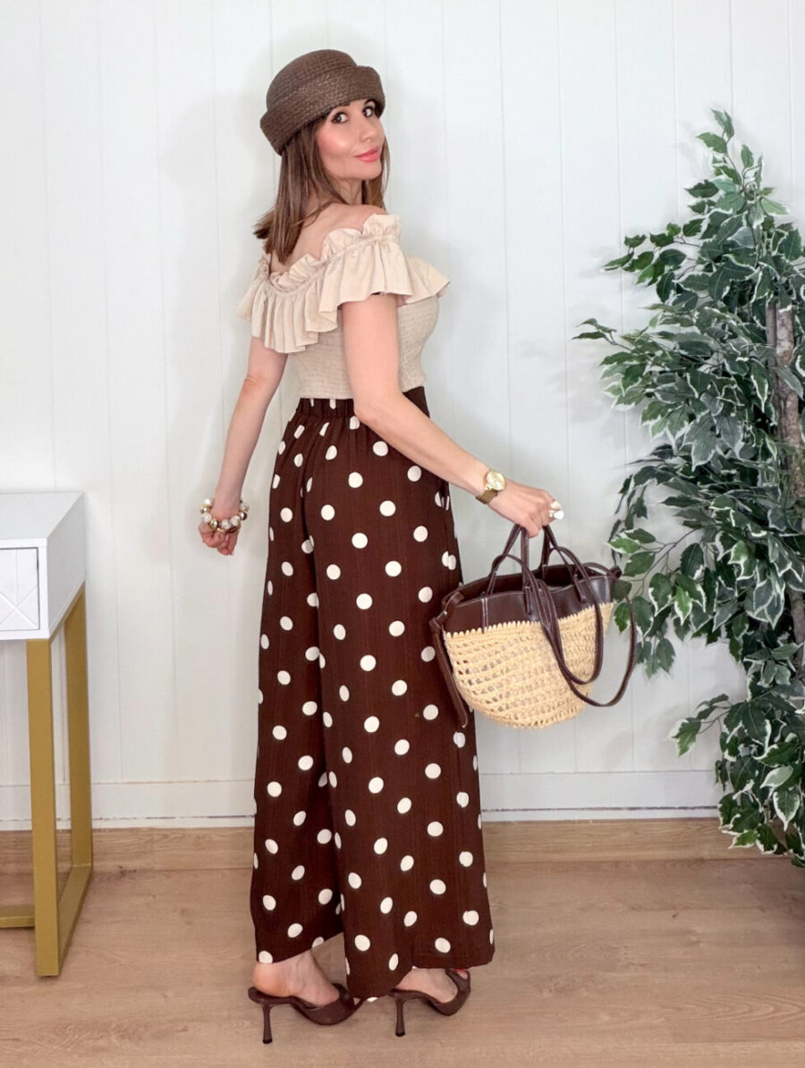 Alternative view of Culotte BOUTON Lunares Choco