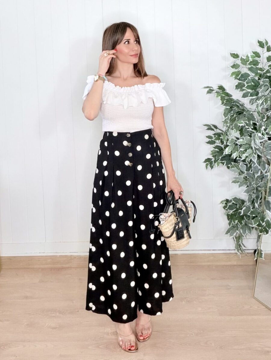Alternative view of Culotte BOUTON Lunares Negro