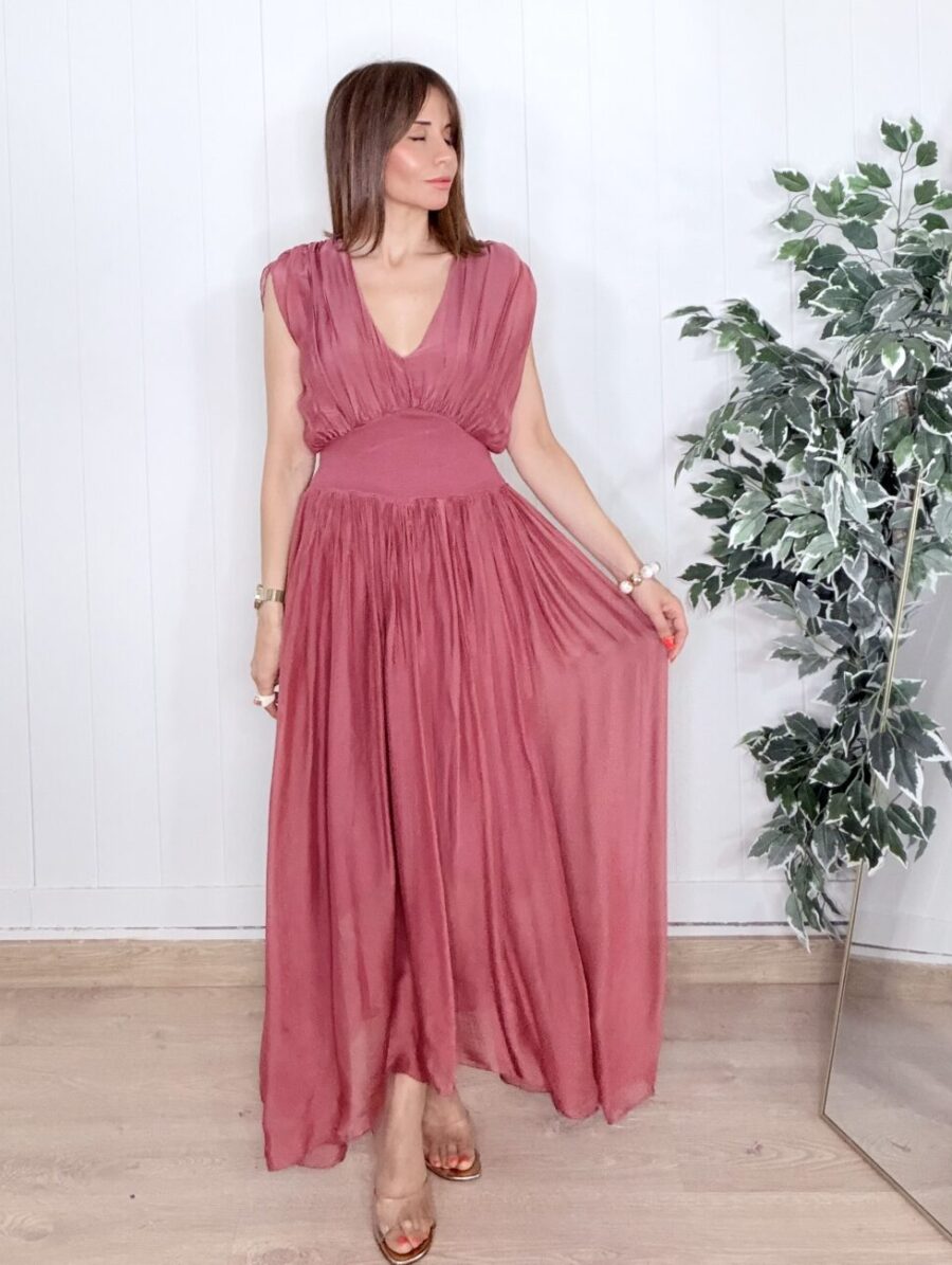 Vestido EGEO Rosa Empolvado