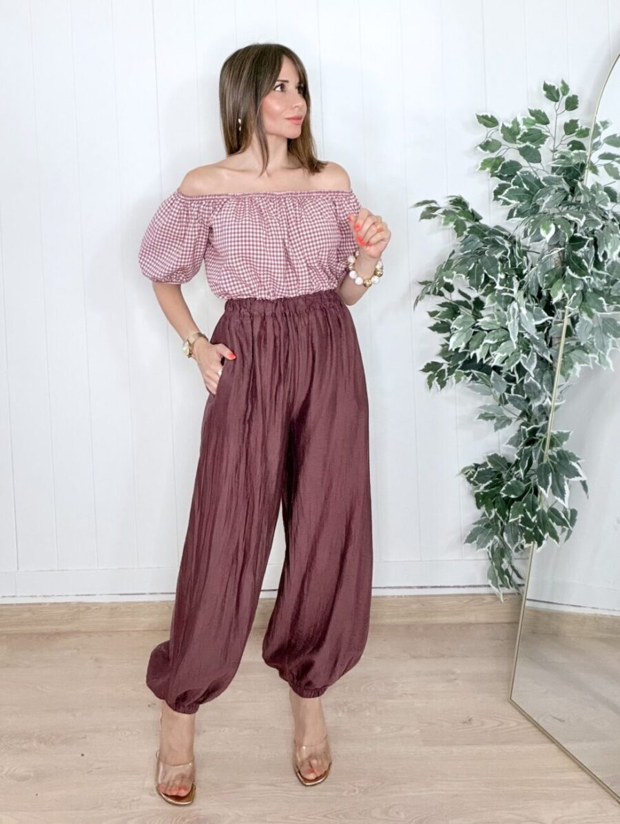Pantalón ALTEA Bombacho Uva