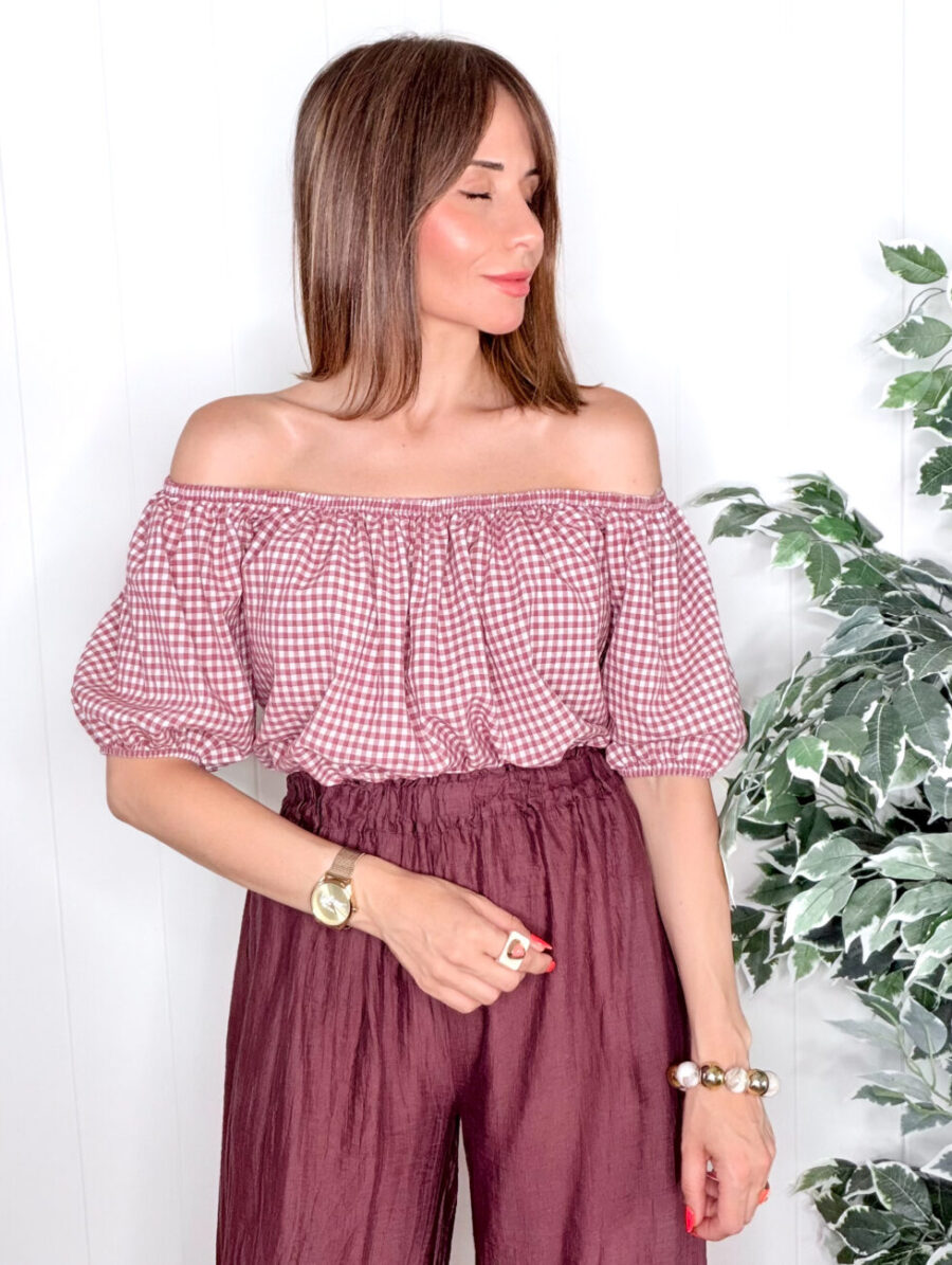 Top HELANA Vichy Uva