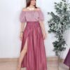 Falda CRETA Rosa Empolvado