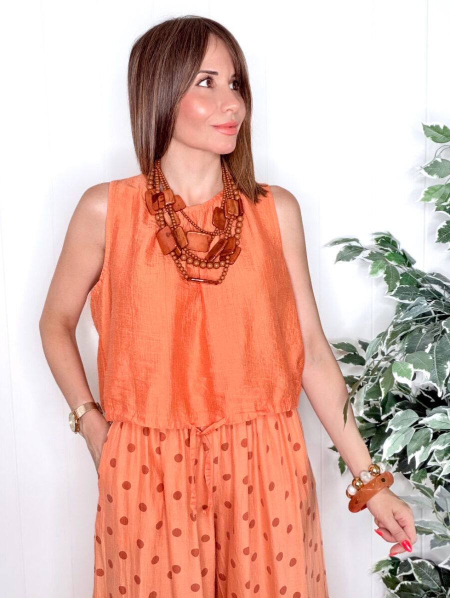 Alternative view of Top DAFNE Ajustable Papaya