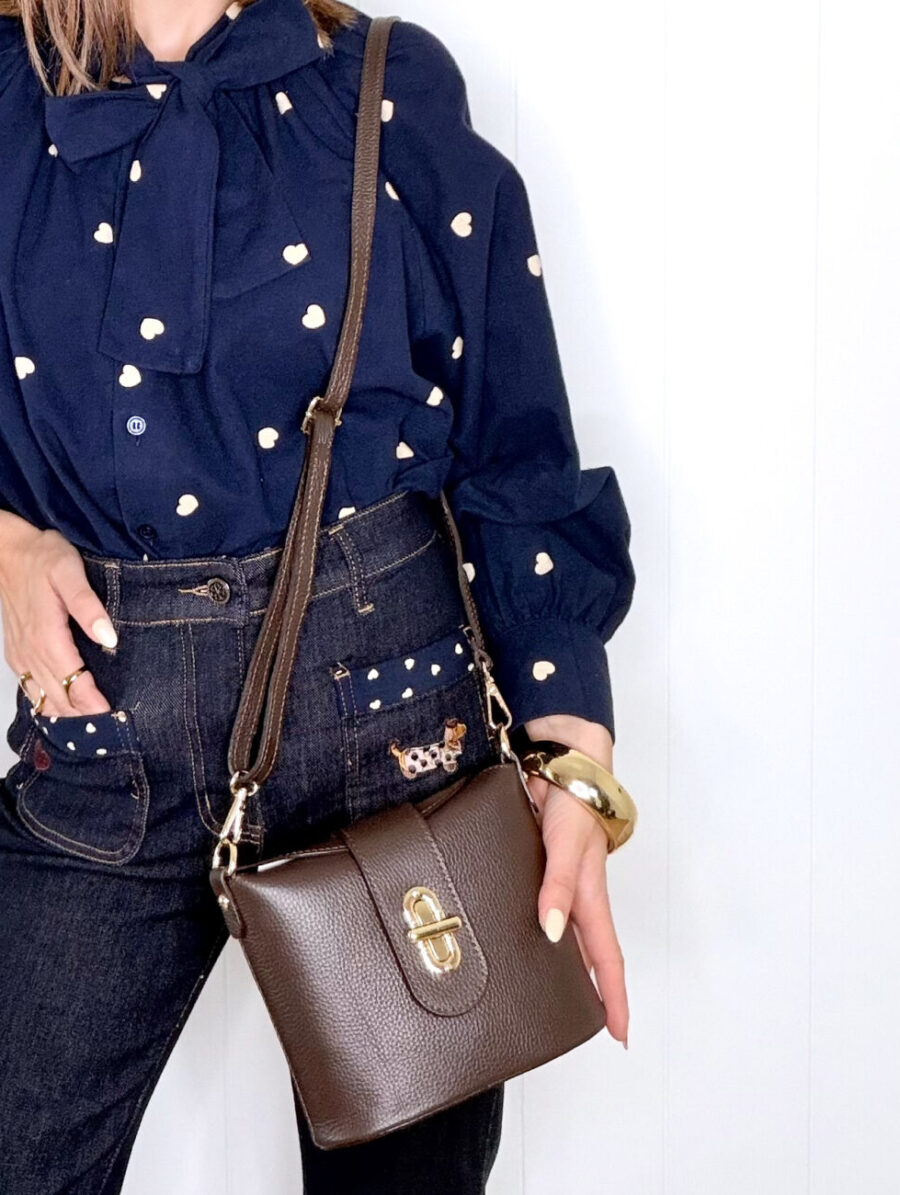 Bolso ELYSE Piel Chocolate