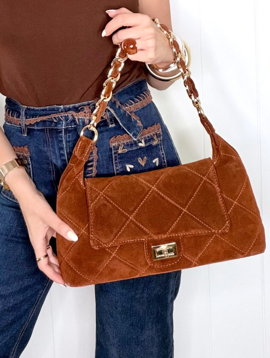Alternative view of Bolso Piel ROMBE Camel