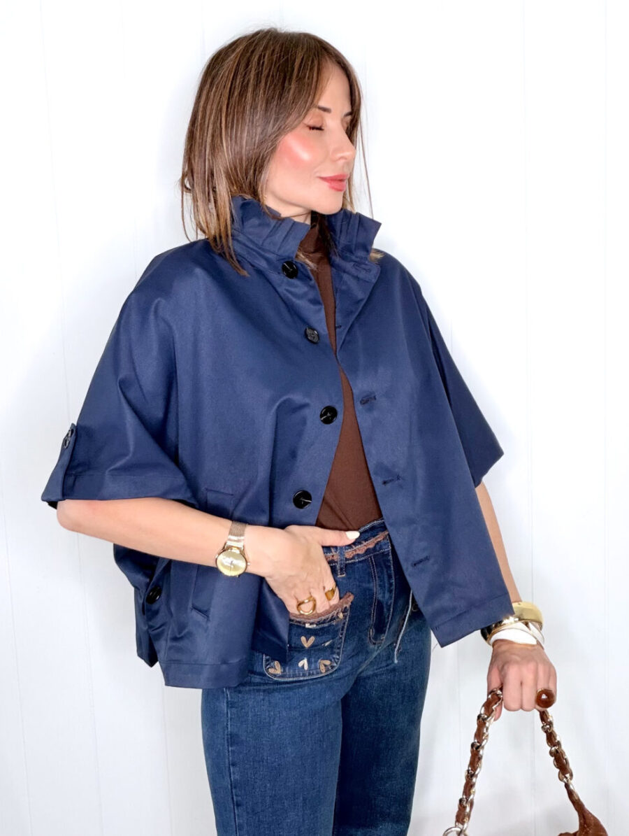 Trench Capa AURORE Marino