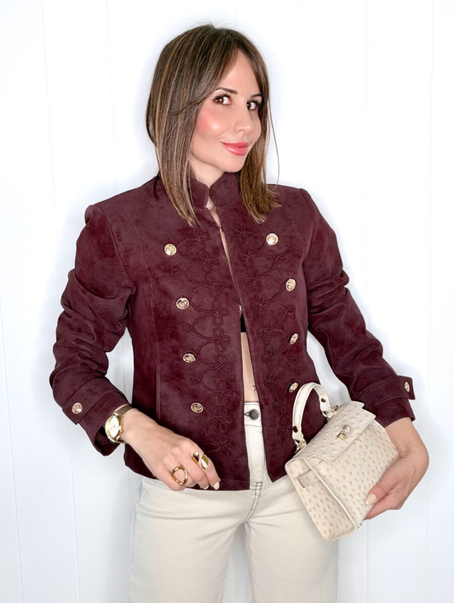 Alternative view of Chaqueta NAPOLEÓN Burdeos