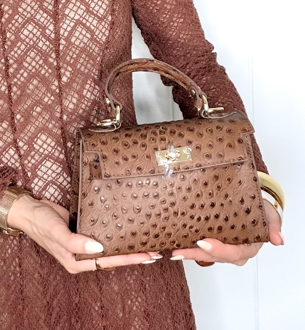 Bolso Piel AVEST Café - Imagen 3