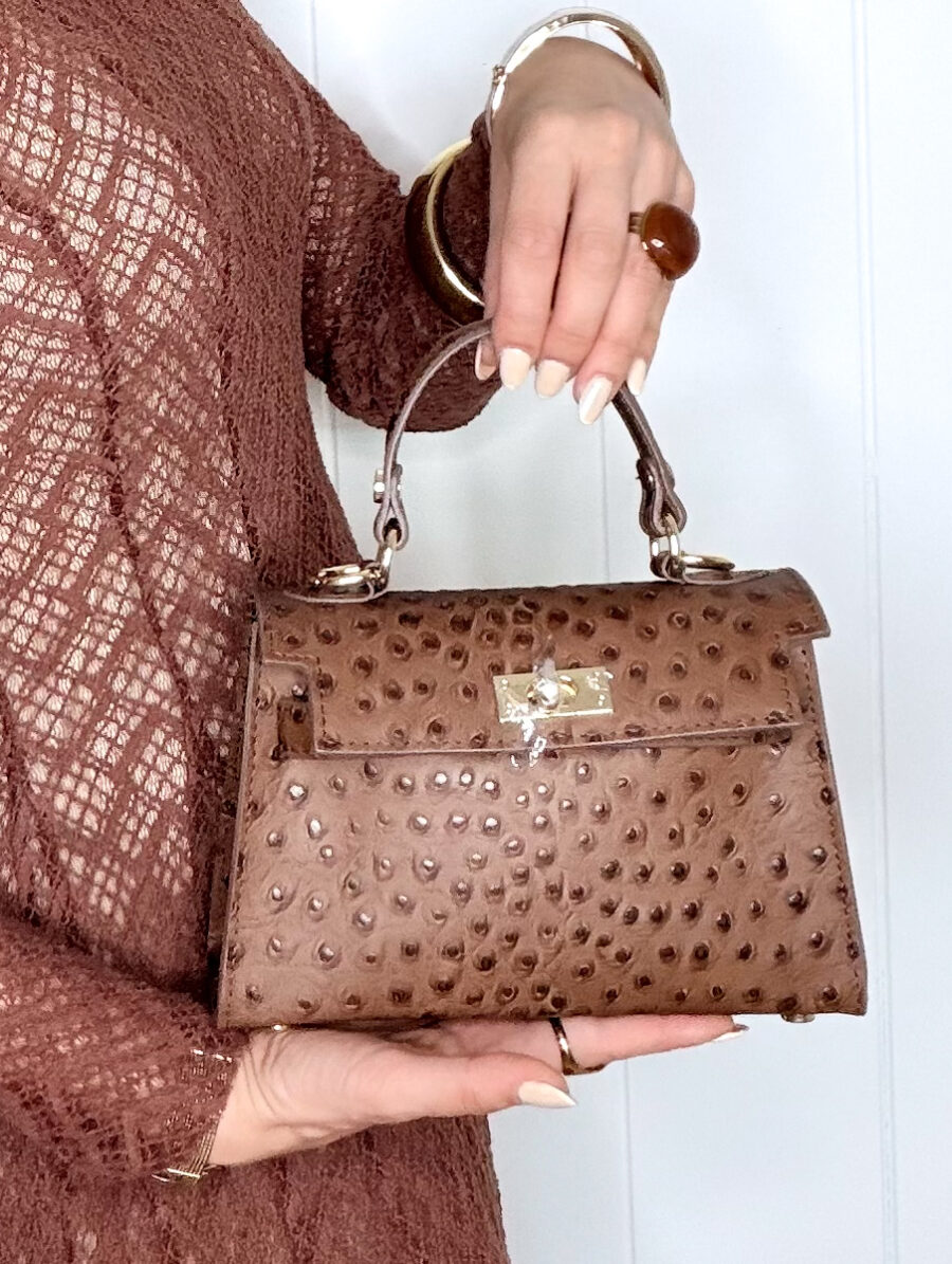 Bolso Piel AVEST Café