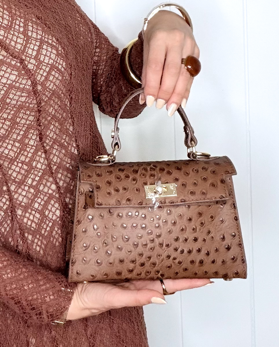Bolso Piel AVEST Café