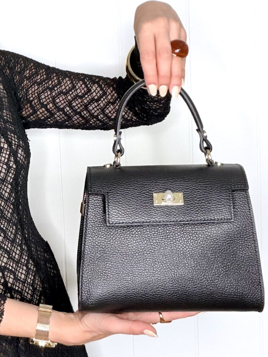 Bolso Piel MARA Negro