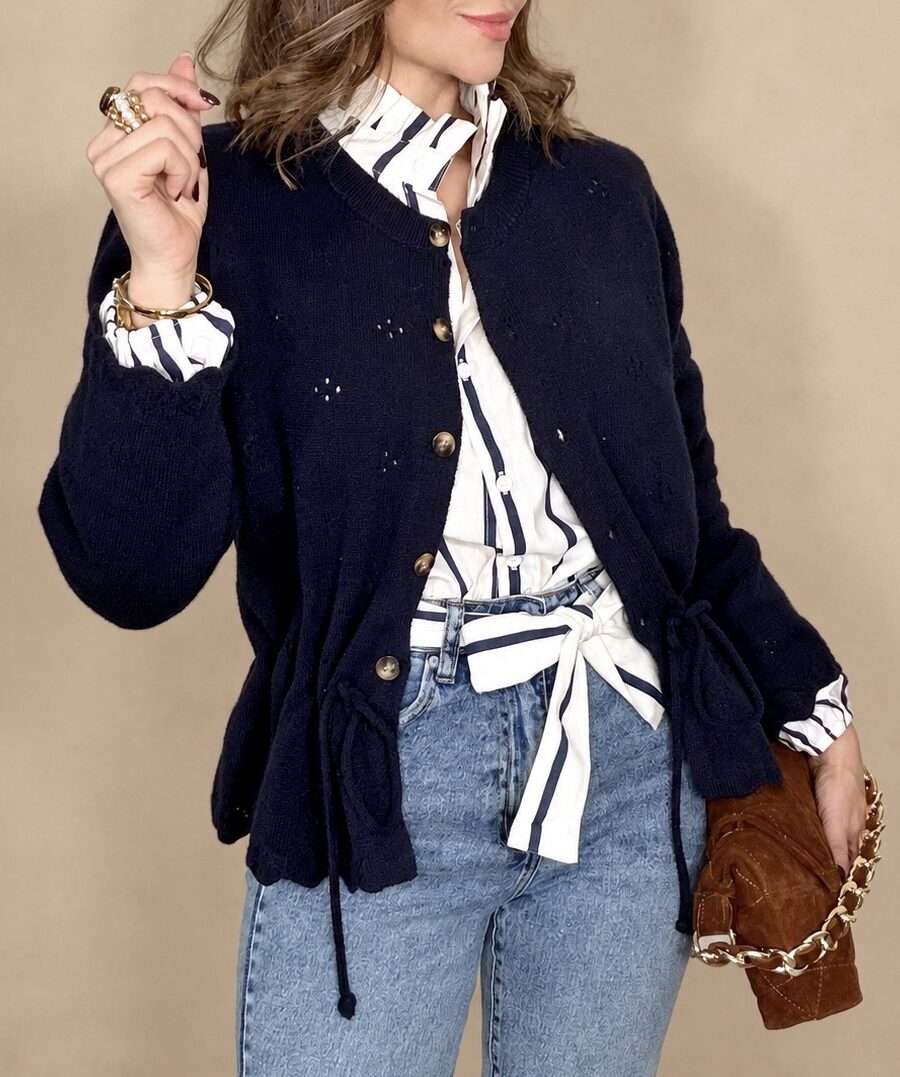 Chaqueta MUSSY Ajustable Azul Marino