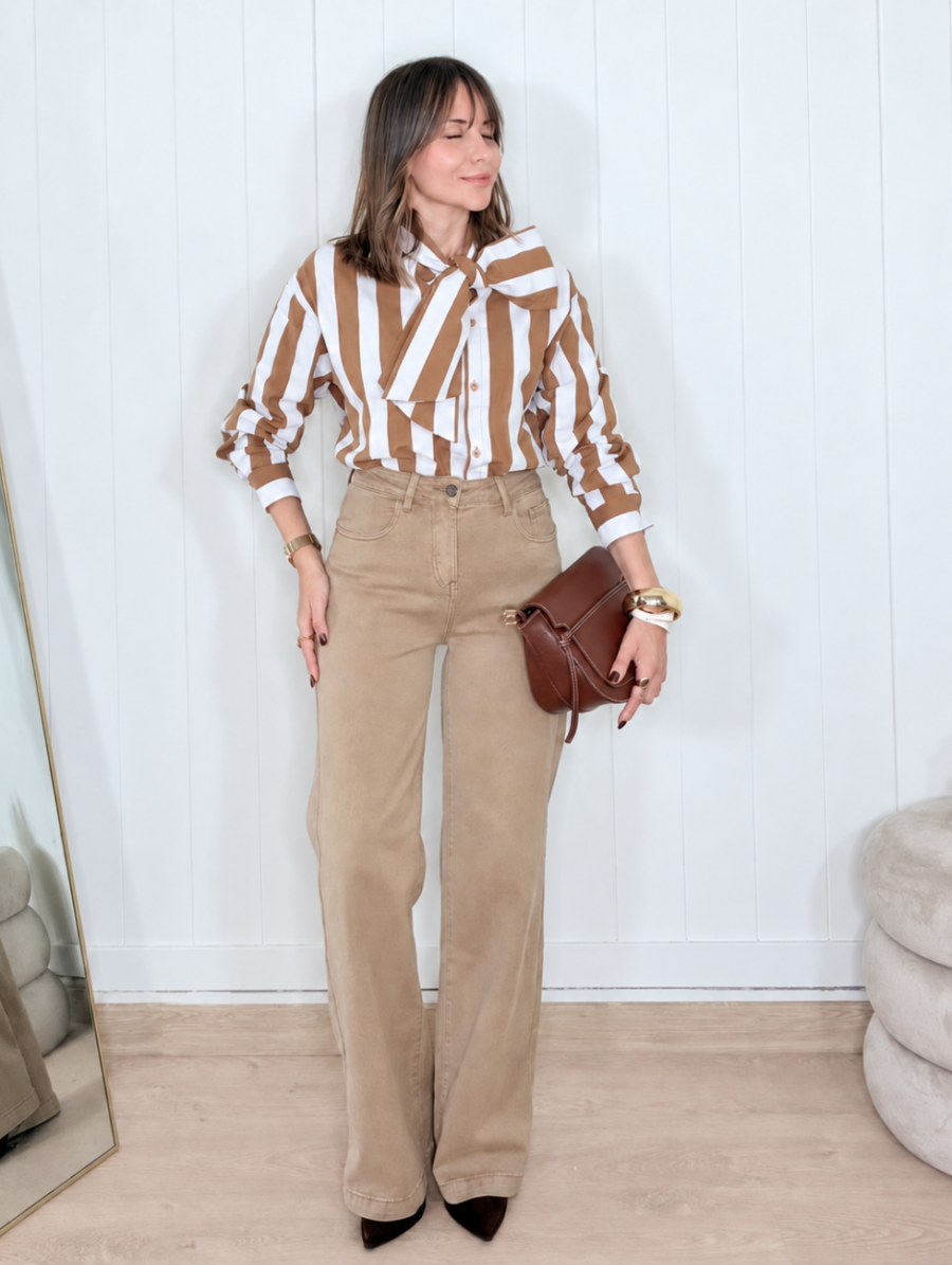 Jeans TINA Camel