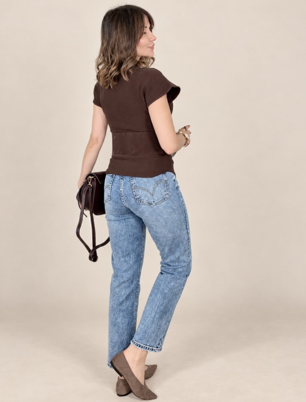 Mom Fit QUEEN Azul Medio - Imagen 3