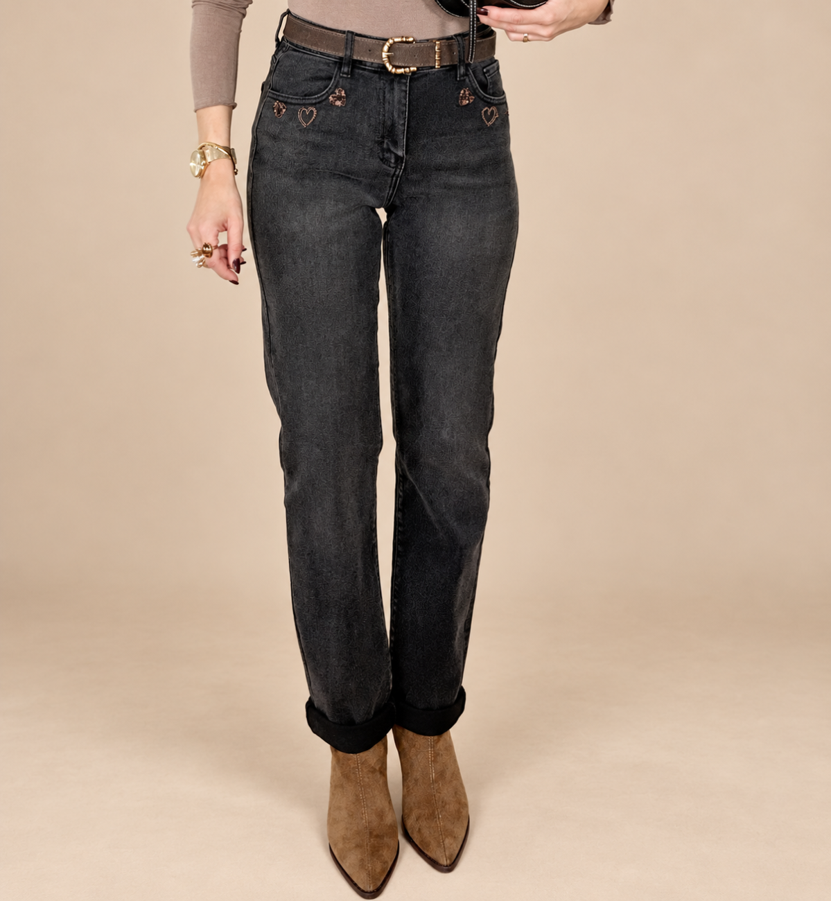 Mom Fit ONET Cinto Negro