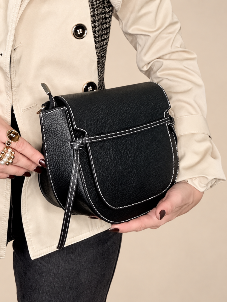 Bolso Piel MENCIA Negro