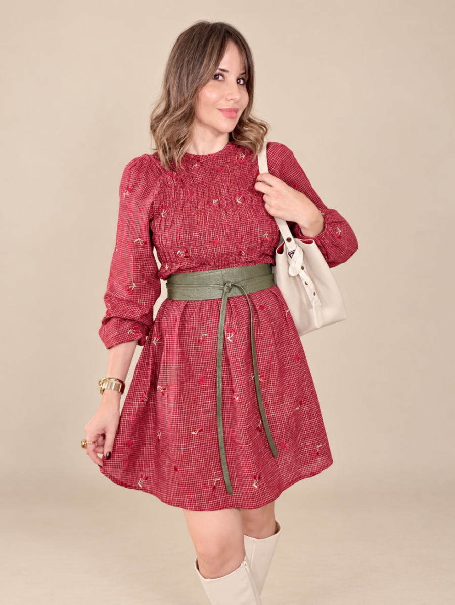 Alternative view of Vestido ALTEA Cereza