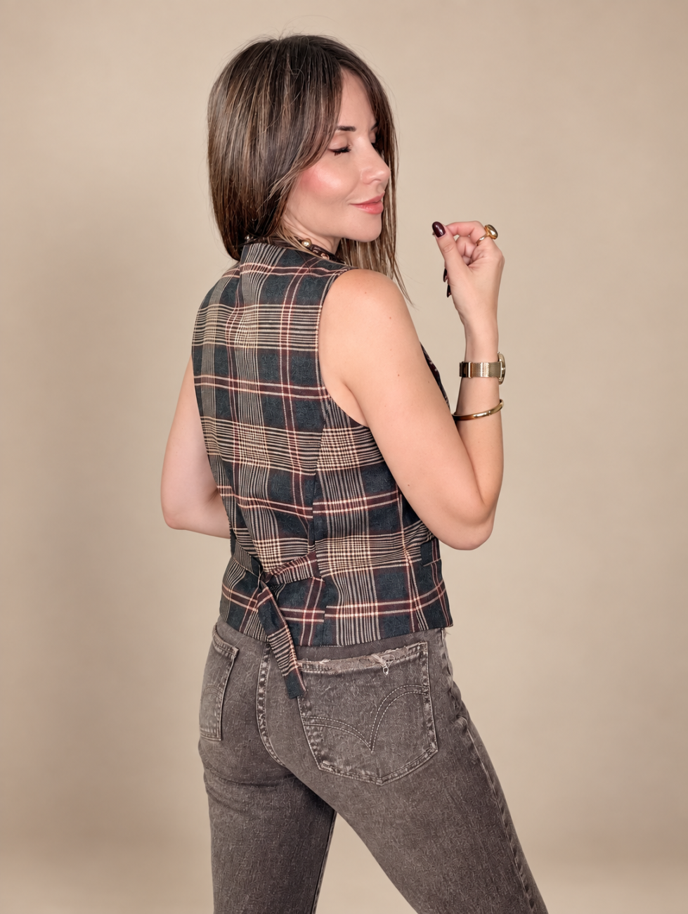Mom Fit QUEEN Chocolate Lavado - Imagen 4