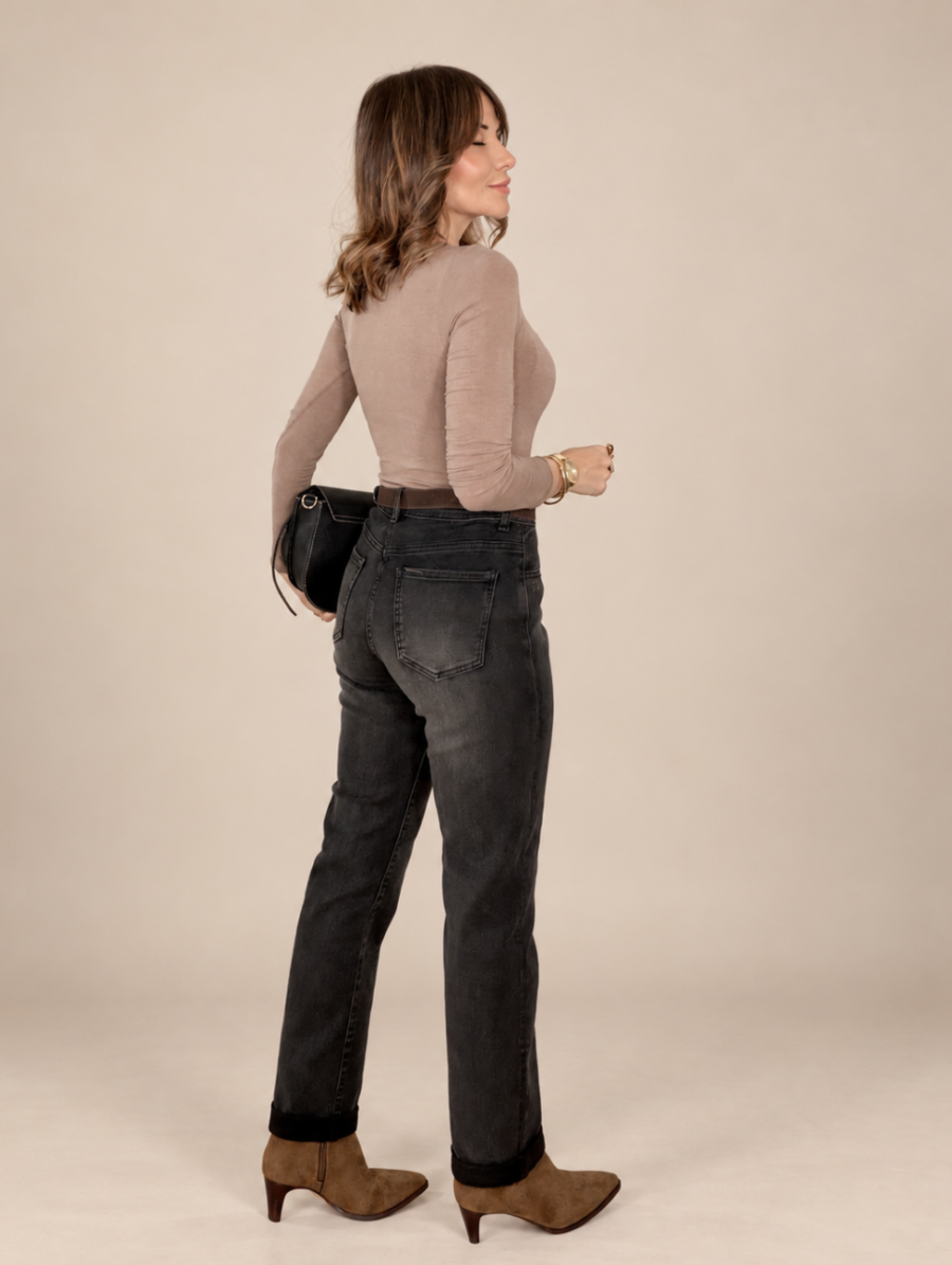 Alternative view of Mom Fit ONET Cinto Negro