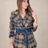 Blazer Cuadros BRIT Allo Allo Azul