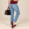 Mom Fit QUEEN Azul Medio