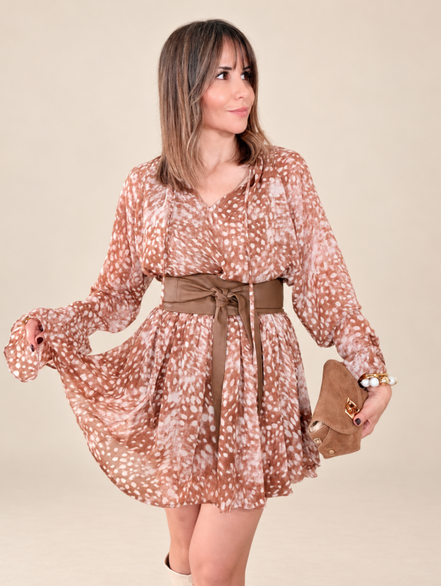 Vestido BAMBI Camel