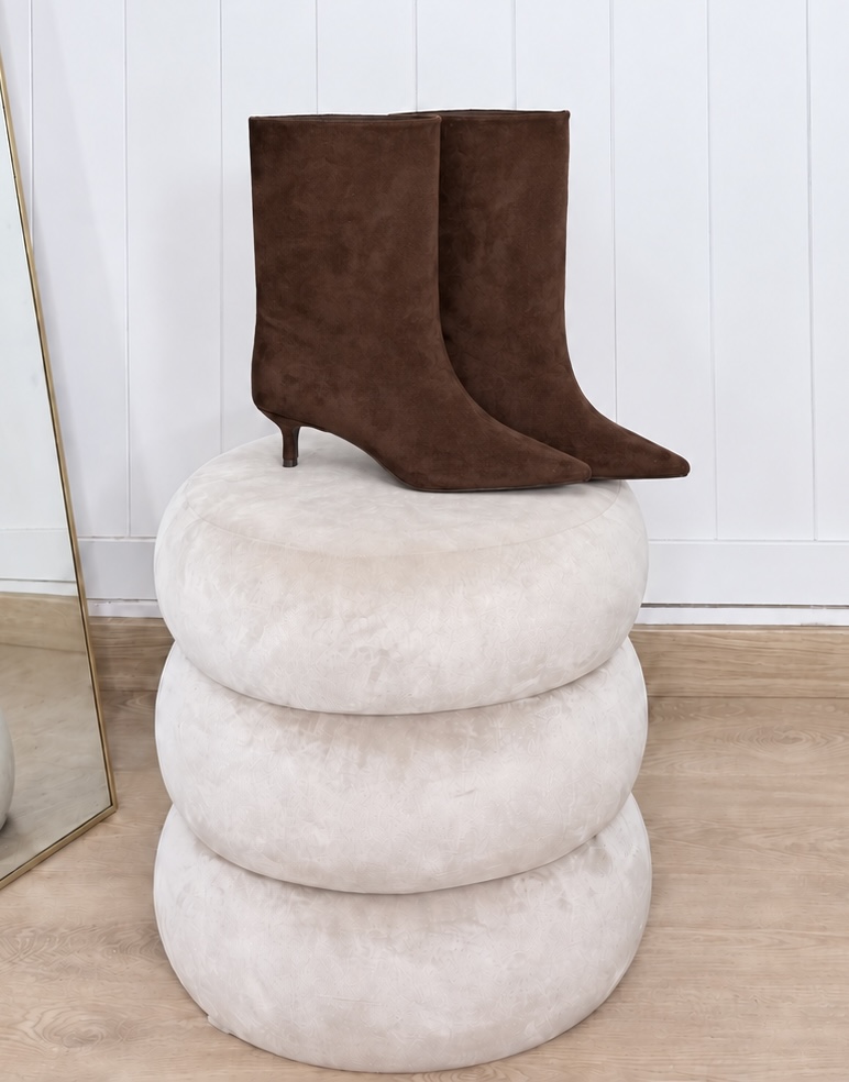 Bota BRUNA Midi Ante Chocolate
