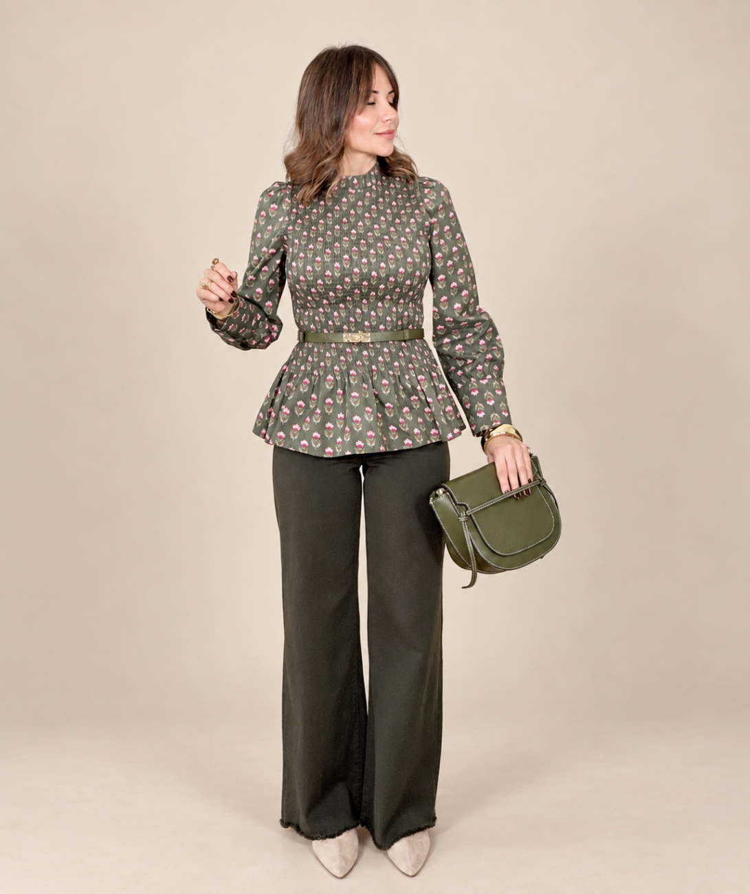 Pantalón ADORE Desflecado Verde - Imagen 3