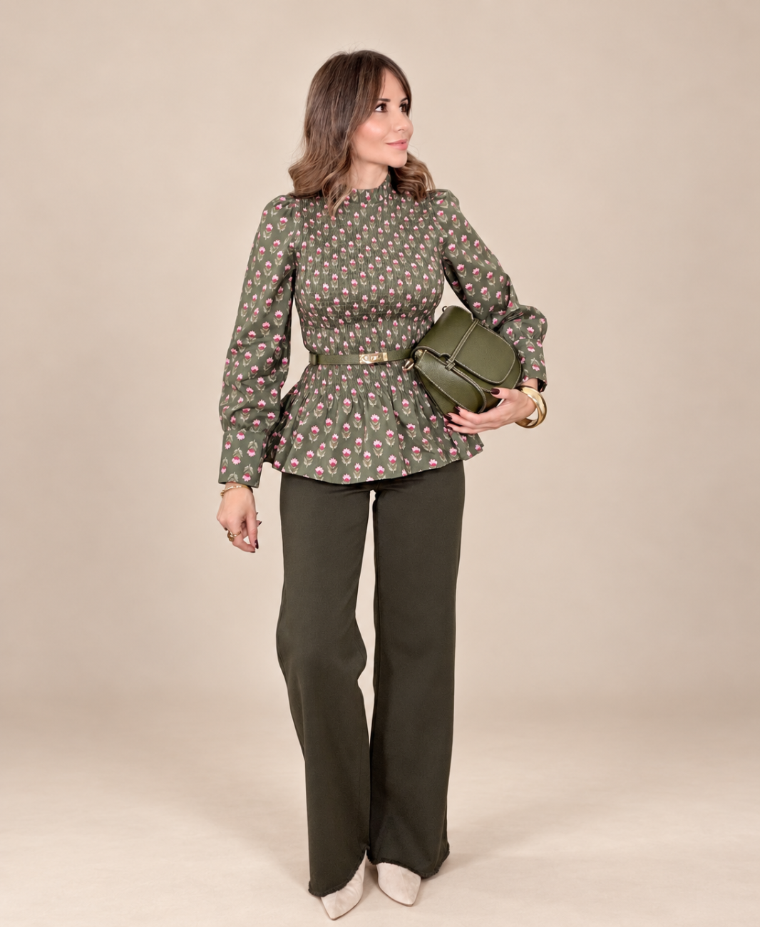 Pantalón ADORE Desflecado Verde - Imagen 2