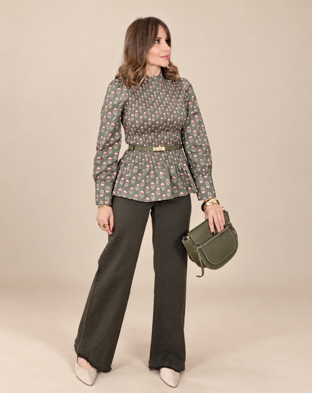 Pantalón ADORE Desflecado Verde - Imagen 4