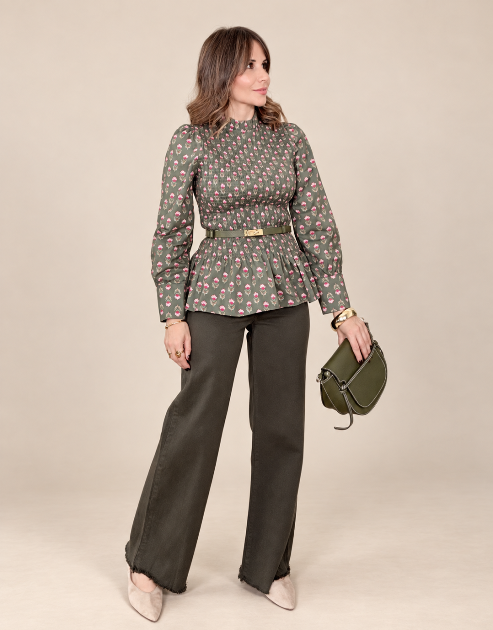 Pantalón ADORE Desflecado Verde